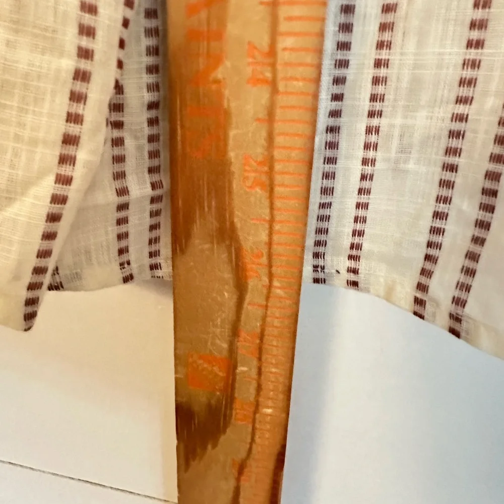 NWT ELIZABETH AND JAMES Pintuck puff sleeve 100% cotton cottagecore gypsy blouse - Picture 12 of 14